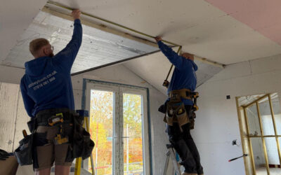 Project Update in Codicote: Plasterboarding & Fire Protection in Progress!